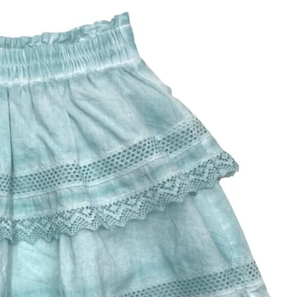 KATIEJNYC ASHLEY SKIRT STONEWASH BABY BLUE JUNIOR SIZE M - Picture 3 of 4